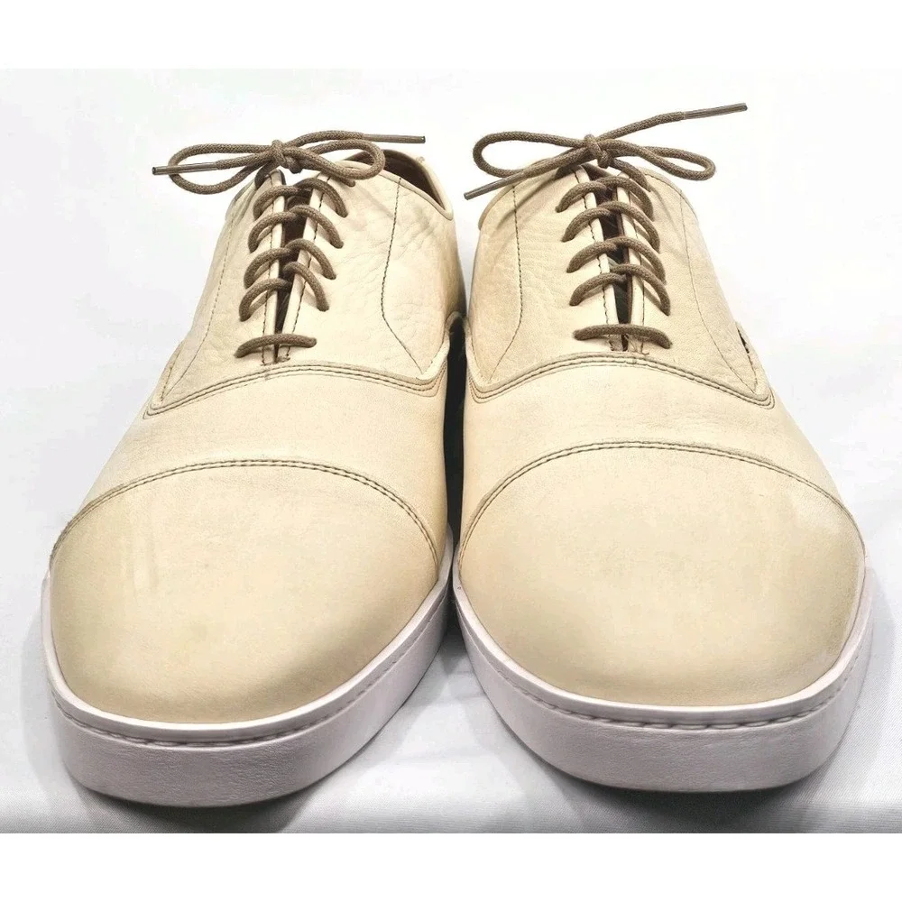 Allen Edmonds Park Avenue Cap-toe Oxford Dress Sneaker Size 12D Leather